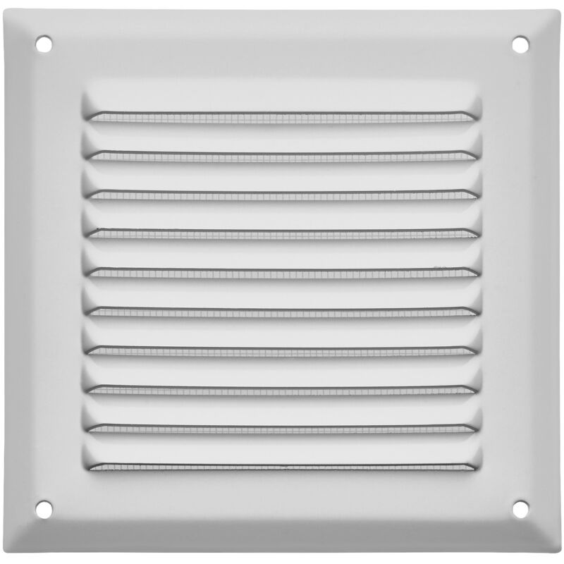 So-tech - Sotech Lüftungsgitter Aufschraubbar Mit Insektenschutz Aluminium 140x140 Mm Weiß
