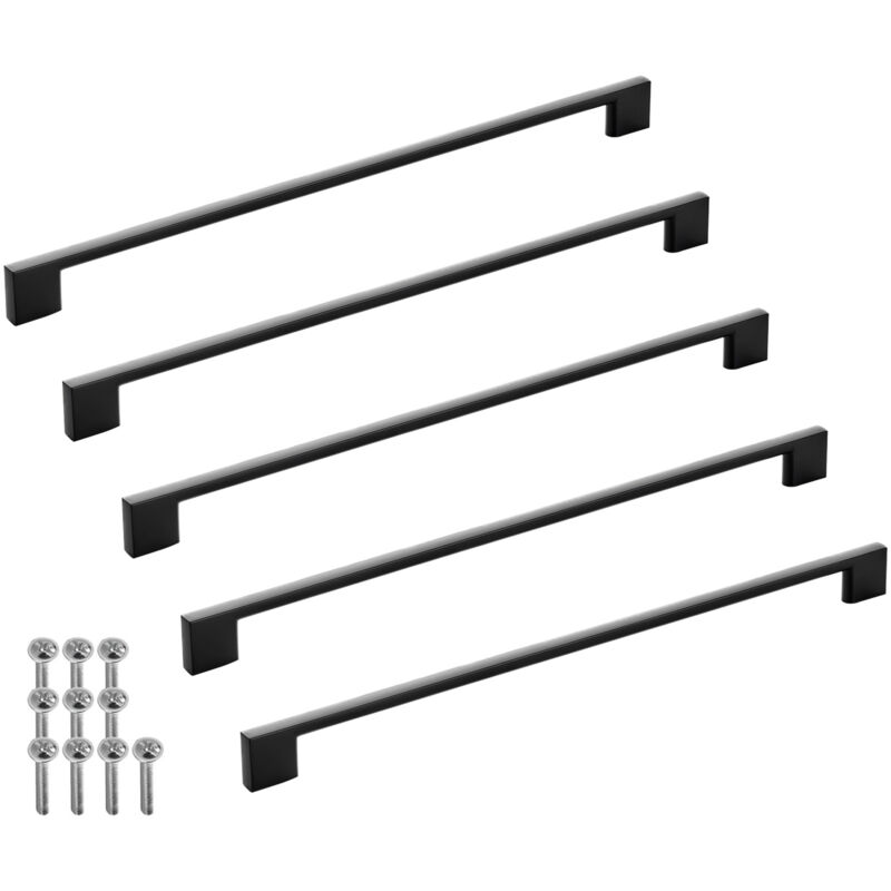 So-tech - Sotech Möbelgriff Bügelgriff Blackline Xii Schwarz Matt Schubladengriff Schrankgriff Inkl. Schrauben - Bohrlochabstand (ba) 320 Mm, 5