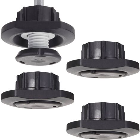 SOTECH Möbelfuß Höhenversteller für Ø 30 mm Topfbohrung, Höhenverstellung 10 mm Tragkraft 175 kg pro Stück, Hersteller: Italiana Ferramenta , 4 Stück