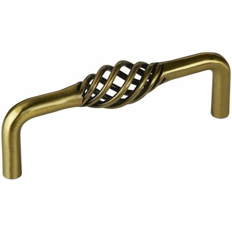 SOTECH Möbelgriff BA 96 mm Altmessingoptik