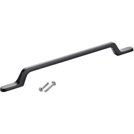 SOTECH Möbelgriff Bügelgriff Blackline IV schwarz matt Schubladengriff Schrankgriff inkl. Schrauben - Bohrlochabstand (BA) 192 mm, 1 Stück