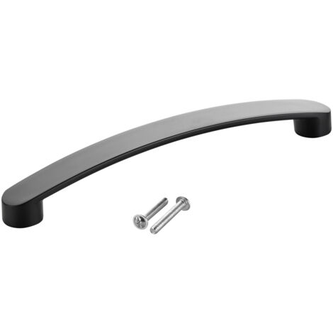 SOTECH Möbelgriff Bügelgriff Blackline VI schwarz matt  Schubladengriff Schrankgriff inkl. Schrauben - Bohrlochabstand (BA) 160 mm, 1 Stück