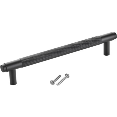 SOTECH Möbelgriff Bügelgriff Blackline VIII schwarz matt  Schubladengriff Schrankgriff inkl. Schrauben - Bohrlochabstand (BA) 160 mm, 1 Stück