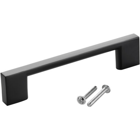SOTECH Möbelgriff Bügelgriff Blackline XII schwarz matt  Schubladengriff Schrankgriff inkl. Schrauben - Bohrlochabstand (BA) 96 mm, 1 Stück