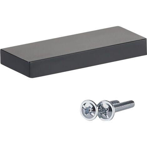 SOTECH Möbelgriff Griffleiste LineaGrip Schwarz 66 x 27 x 9 mm Bohrlochabstand 32 mm , 1 Stück