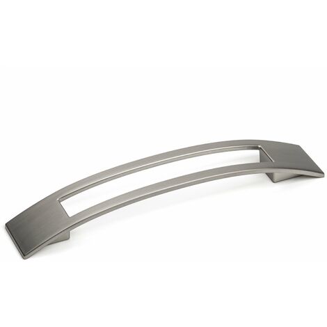 SOTECH Möbelgriff KLASP BA 128 mm Edelstahloptik Bogengriff Schrankgriff Schubladengriff Küchengriff