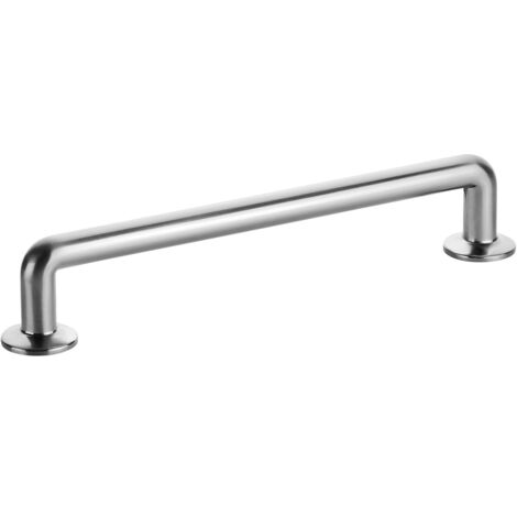 SOTECH Möbelgriff Küchengriff Schrankgriff Bohrlochabstand 160 mm, FormLine ARC Edelstahloptik 184 x 34,5 mm, Stangen-Ø 11,5 mm Fuß-Ø 24 mm, 1 Stück