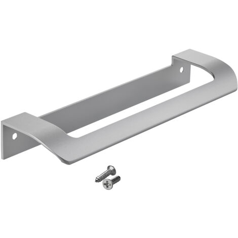 SOTECH Möbelgriff LYS BA 160 mm Griff für Schränke, Schubladen und Falttüren, Chrom matt, 1 Stück