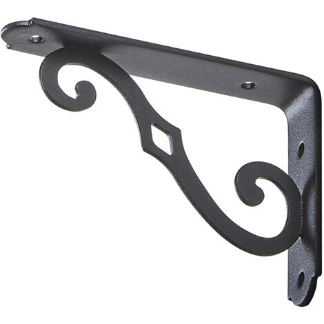 SOTECH Regalkonsole RK17 schwarz Tragkraft max. 30 kg pro Paar 125 x 90 mm