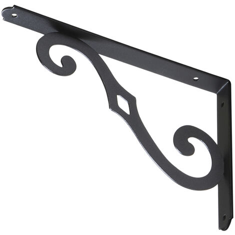 SOTECH Regalkonsole RK17 schwarz Tragkraft max. 30 kg pro Paar 250 x 170 mm