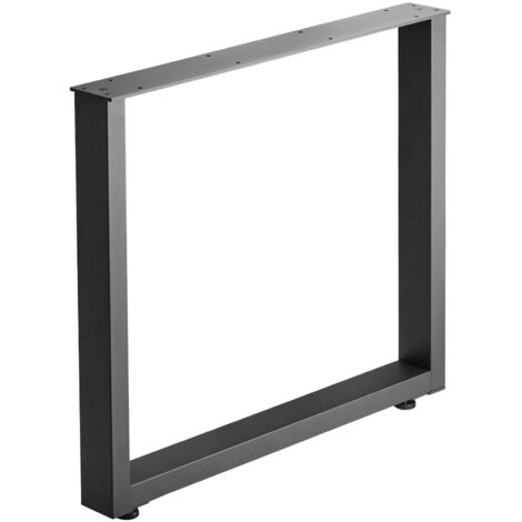 SOTECH Tischgestell SOLID Stahl schwarz matt Profil 80 x 40 mm Höhe: 720 mm Länge: 800 mm, 1 Stück