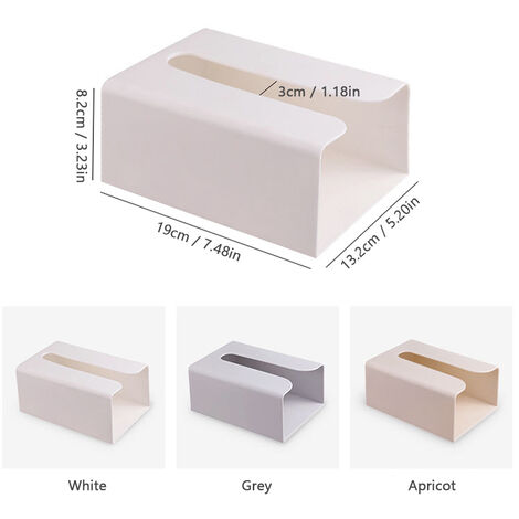 Scatola di fazzoletti e organizer Eleganza – Bianco | IT
