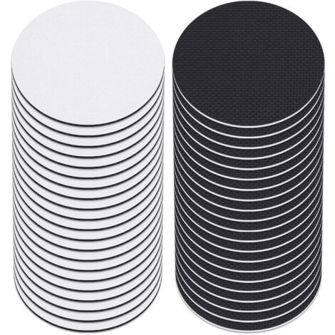 Set 16 Sottobicchieri In Neoprene Per Sublimazione - Rotondi, Bianchi, Diametro 10cm, Per Personalizzazione - Foto 5