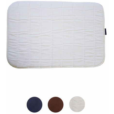 Sottofascia Daslo in cotone trapuntato set 2 pz 45x30 cm: 45x30, Blu