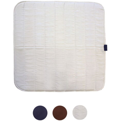 Sottofascia Daslo in cotone trapuntato set 2 pz 45x45 cm: 45 x 45, Marrone