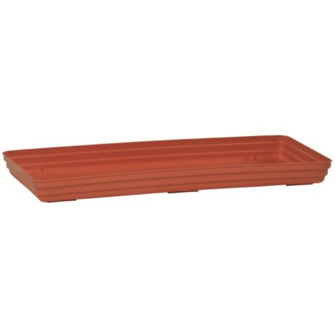 SOTTOFIORIERA CM 40X17 TERRACOTTA SET 5 PEZZI - ARCA
