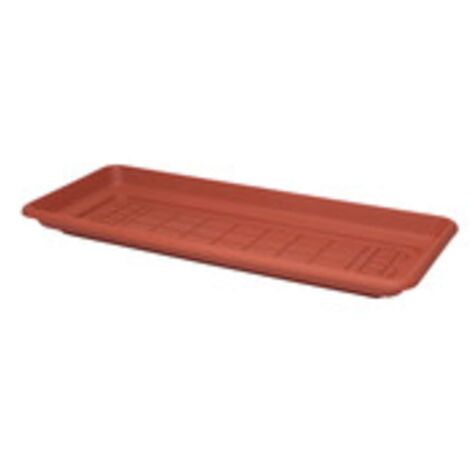 SOTTOFIORIERA DAPHNE 60X30X6CM TERRACOTTA