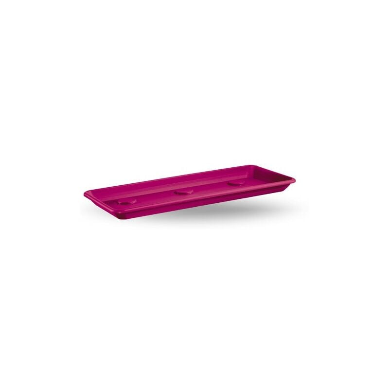 Sottofioriera sottovaso Anthea 60 cm vinaccia in plastica per vaso da giardino Violet