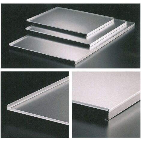 SOTTOLAVELLO ALLUMINIO PER CUCINA 864X510X18 MM - 10 pezzi