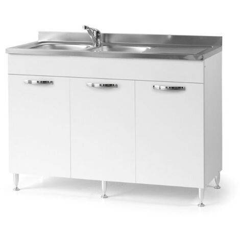 Sottolavello Handy bianco frassino