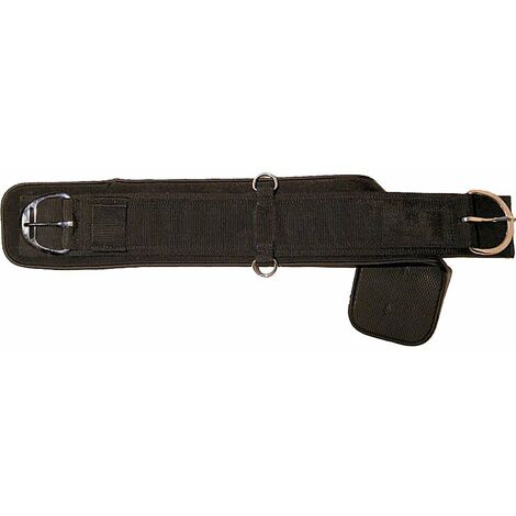 Sottopancia Brad Ren's a strati sovrapposti con fibbia a rullo e fascia in neoprene: 32" = 81 cm, nero (10)