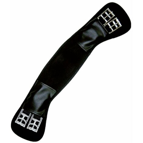 Sottopancia da dressage con elastico e fibbia con molla: cm 55, nero (10)