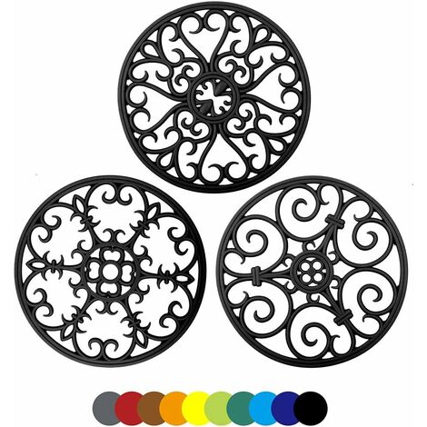 flessibili durevoli Sottopentola antiscivolo confezione da 2 pezzi 9x 12 Blu resistenti al calore di grandi dimensioni 22,9 cm x 30,5 cm in silicone 