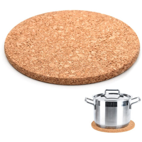 Set 2 Sottopentola In Sughero - Diametro 22 Cm, Spessore 10 Mm - Foto 9