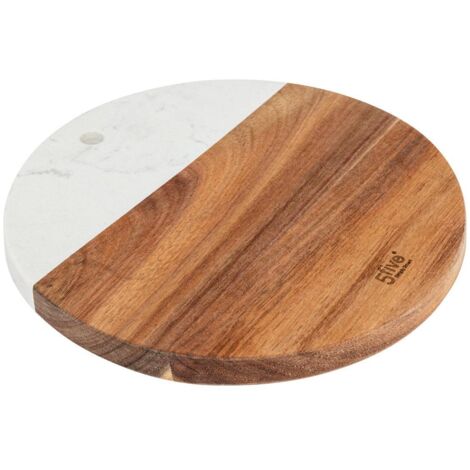 Sottopentola rotondo harmony d20cm in legno di acacia - 5five
