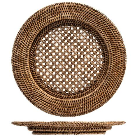 Sottopiatto in rattan Ø32 cm H&H