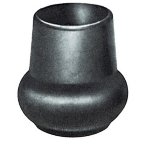 SOTTOPIEDE P/TUBO A PERA NERO 38 MM