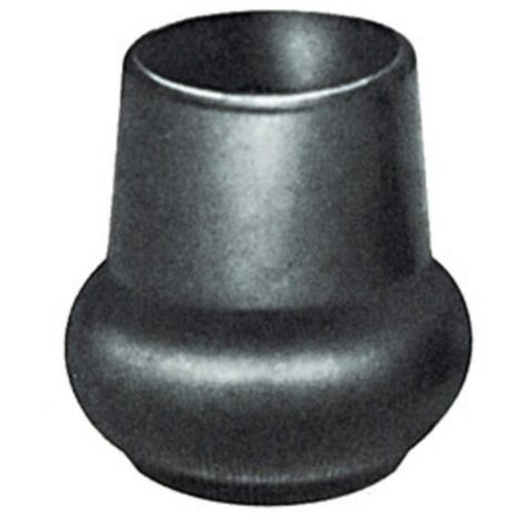 SOTTOPIEDE P/TUBO A PERA NERO 40 MM