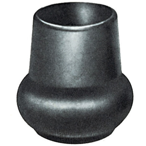 SOTTOPIEDE PER TUBO A PERA NERO 38 MM- 25,0 pz