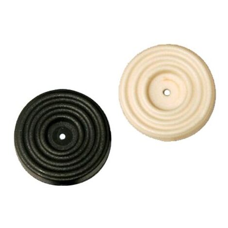 SOTTOPIEDI GOMMA PIATTI 30 NERO.CF.8 PZ.
