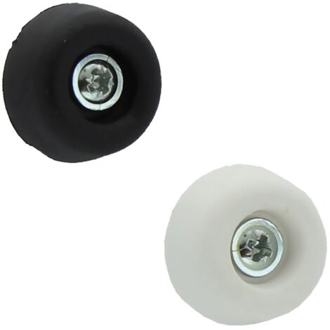 SOTTOSEDIA CONICO CON VITE mm 30 - colore bianco