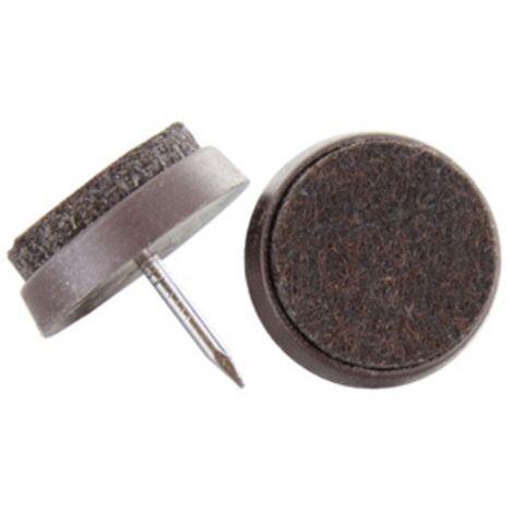 SOTTOSEDIA FELTRO C/CHIODO D 26 MM MARRONE