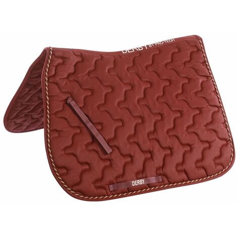 Sottosella Derby a onde con bordo rinforzato e corda in passamaneria: Full, marrone/multicolor/giallo