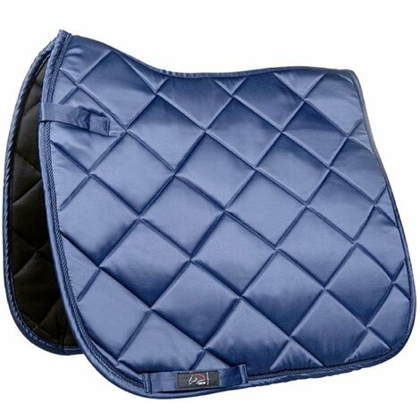 Sottosella rettangolare o dressage traspirante modello Bergamo: pony dressage, bianco 1200