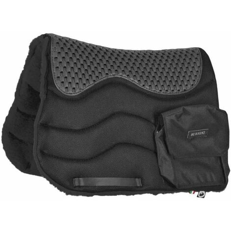 Sottosella trekking con due tasche in Ttech con interno in pile - Verde