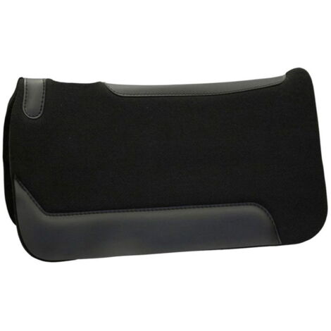 Sottosella western con riporti in feltro e neoprene nero full