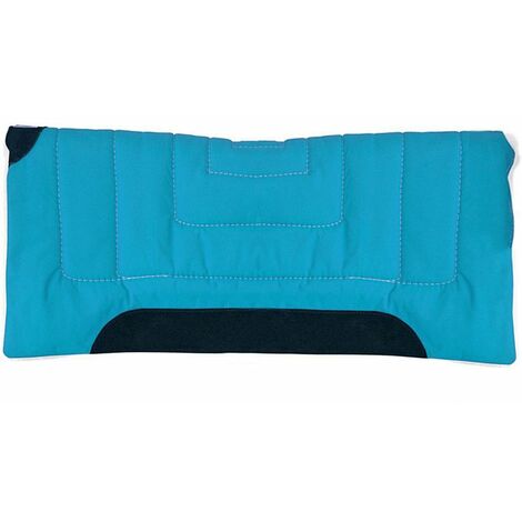 Sottosella western in cordura e interno lana sintetica con rinforzi in pelle - Rosso