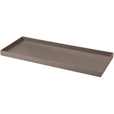Sottovaso 101x41x5,5cm in Resina Tulli Schio 100 Cappuccino