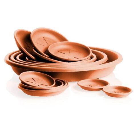 Sottovaso  Ø 35 cm Color Terracotta