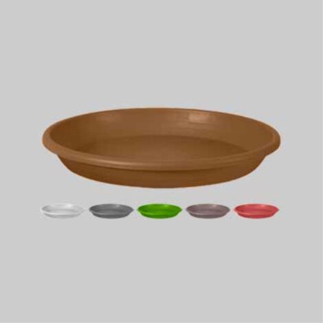 Sottovaso 'cilindro' ø 19 cm (vaso ø 25) - colore bianco