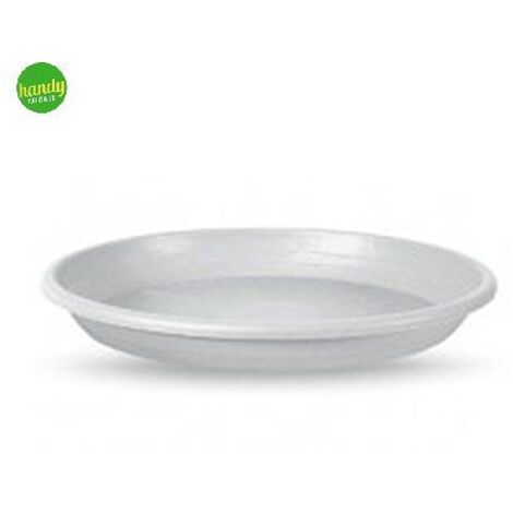 Sottovaso cilindro bianco ø 30 cm