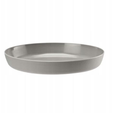 Sottovaso in plastica grigia Azalea 13 cm