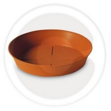 sottovaso in plastica mod export   cm 34 per vasi piante da giardino terrazzo