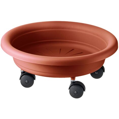 SOTTOVASO LAMPO CON RUOTE D.33 COTTO