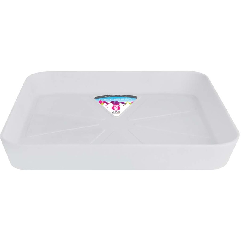 Sottovaso Loft Urban Saucer Square 28 White Elho