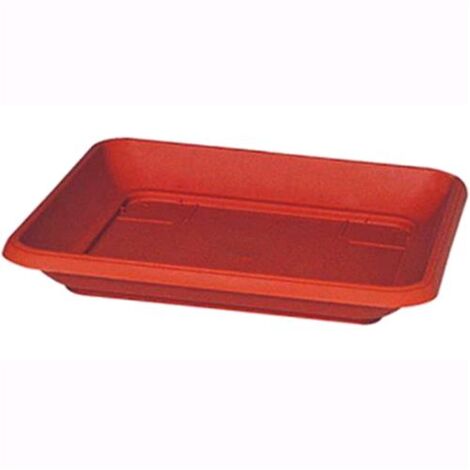 Sottovaso per fioriera quadra Laurus cm41x41x8h quadrato in polipropilene